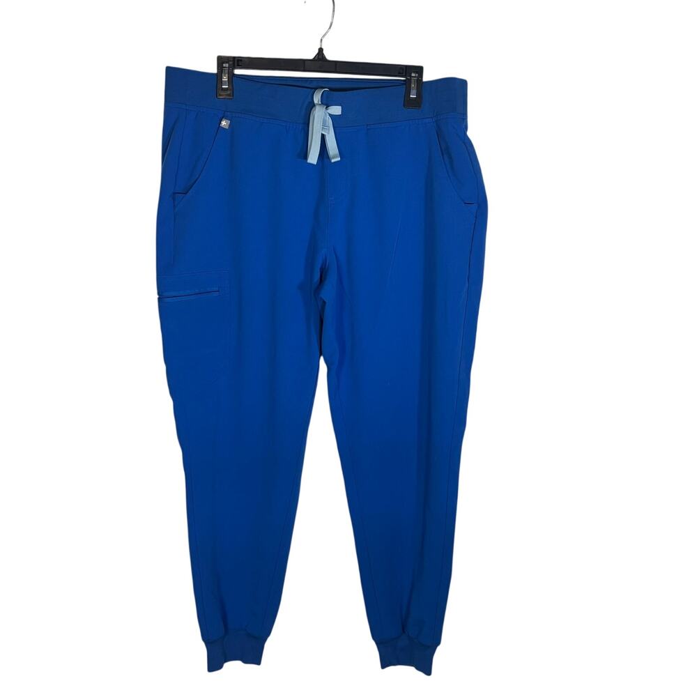 FIGS Zamora Royal Blue Jogger Scrub Pants XL Technical Collection Cargo Pockets